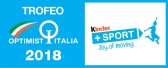 AL VIA A LIVORNO IL TROFEO OPTIMIST ITALIA KINDER + SPORT 2018